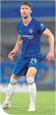  ??  ?? Gary Cahill is focused