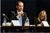  ?? MICHAEL ARES / THE PALM BEACH POST ?? Senate President Joe Negron, shown here speaking at Pahokee High School in March, said he wants the Legislatur­e to increase the amount of money the state directs to nursing homes.