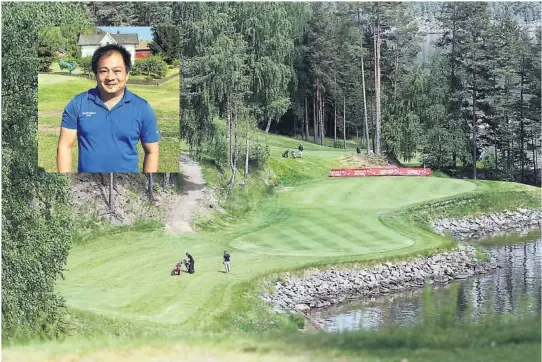  ?? FOTO: TOM ARNE BORGERSEN/NILS-TORE OLSEN ?? REKORD: Norsjø Golfpark har aldri hatt flere gjester enn i år. Det er daglig leder, Ragnar Kisfoss (innfelt) strålende fornøyd med.