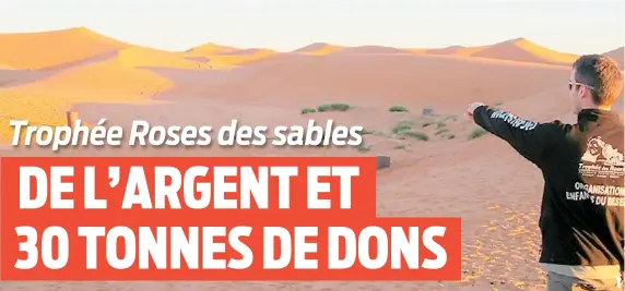  ?? PHOTOS COURTOISIE, PAUL SIMIER ?? 1
1. Le rallye Trophée Roses des sables: se confronter au désert du Sahara.
2. L’associatio­n Les enfants du désert intervient surtout dans les écoles.
3. Une rencontre avec la population marocaine.