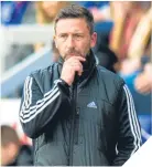  ??  ?? Dons boss Derek McInnes.