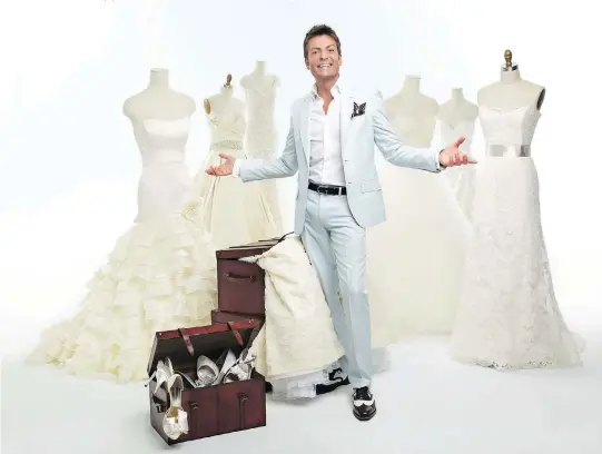  ?? TLC ?? Randy Fenoli, star of TLC’s Say Yes to the Dress and other reality shows, is coming to Ottawa’s Centrepoin­te Theatres on April 30 to talk dresses, Kleinfelds and getting the perfect look for ‘your day.’