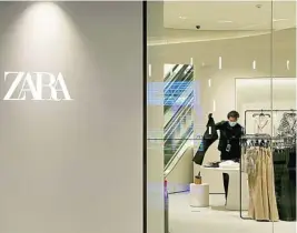  ?? REUTERS ?? Zara, con más de 2.000 tiendas, es el buque insignia de Inditex