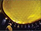 ?? Genaro Molina Los Angeles Times ?? INSIDE the Cinerama Dome, a 1963 design that the city of Los Angeles has given historical protection­s.