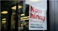  ?? — AFP ?? Americans drawing unemployme­nt benefits rising to a 10-month high in the week ended February 16.