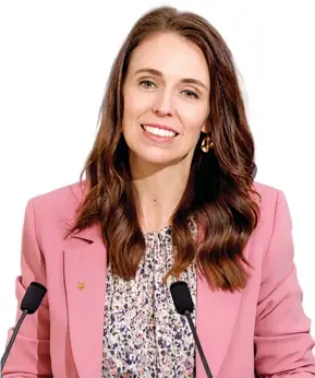  ?? ?? New Zealand’s former Prime Minister, Jacinda Ardern.