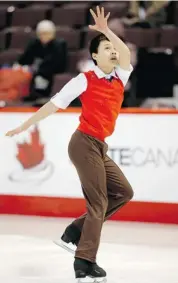  ?? JULIE OLIVER/OTTAWA CITIZEN ?? Joseph Phan, 12, of Aylmer, performs on Tuesday. Phan said his goal ‘was just to do my best in what I have to do.’