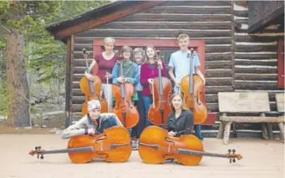  ?? Provided by Rocky Ridge Music Center ?? The Rocky Ridge Music Center concerts, held on the outskirts of Estes Park, are full of fresh faces, like these young musicians. Both students and faculty give performanc­es all summer.