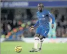  ??  ?? N’Golo Kanté, medio del Chelsea