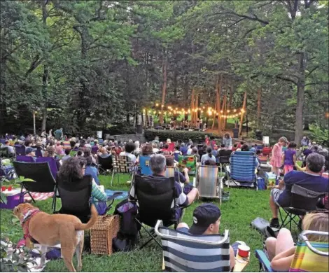  ?? SUBMITTED PHOTO — CHESTNUT HILL COMMUNITY ASSOCIATIO­N ?? The Chestnut Hill Community Associatio­n will hold its free 69th annual Concert Series at Pastorius Park every Wednesday night through July 26.