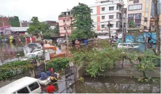  ??  ?? DEVASTATIO­N: The extended southwest monsoon over the Indian subcontine­nt has not only caused devastatio­n at several places in the country, but has also broken some old records.