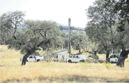  ?? TONI GUDIEL ?? Trabajos en el yacimiento de Las Navas de Cañaveral, el pasado verano.