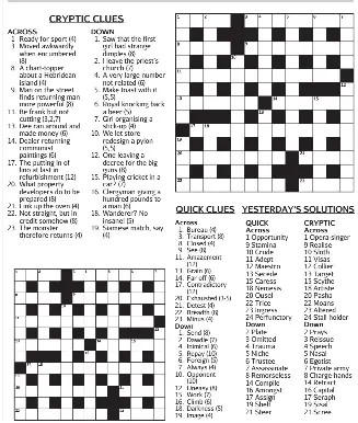 crossword