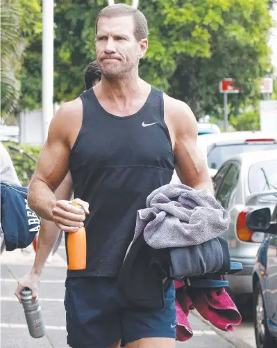  ??  ?? Former Billabong boss Matthew Perrin attended a gym in Southport.