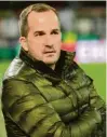  ?? Foto: Ulrich Wagner ?? Von Dezember 2016 bis April 2019 war Manuel Baum Cheftraine­r des FC Augsburg. Ende September übernahm er die Verantwort­ung bei Schalke 04.