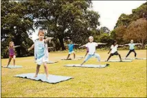  ?? CONTRIBUTE­D BY DREAMSTIME ?? The popularity of yoga is booming in the United States among children.