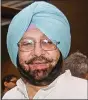  ??  ?? Captain Amarinder Singh.