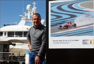  ?? (Photos Dominique Leriche) ?? Le Varois, quadruple vainqueur des -Heures du Mans, reconnaît sans mal que le circuit PaulRicard, qu’il a « vu naître », était « [son] terrain de jeu ».