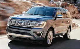  ?? Motor Matters photos ?? The all-new Ford Expedition is the smartest, most capable and most adaptable Expedition ever, the ultimate full-size SUV to carry families through life’s adventures.