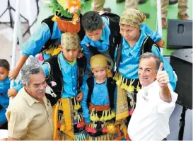  ??  ?? Realizó una gira por Coahuila.