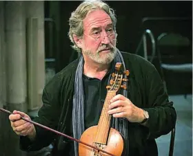  ??  ?? El director de orquesta y musicólogo Jordi Savall