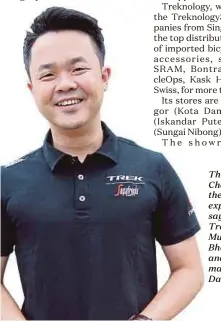  ??  ?? The C-Cycle Challenge offers the best cycling experience, says Treknology Multisport Sdn Bhd marketing and wholesale manager Darrell Chin.