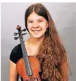  ?? FOTO: PRIVAT ?? Anna Haas studiert Musik mit Hauptfach Violine.
