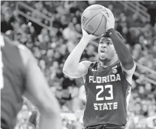  ?? KARL B DEBLAKER/AP ?? Florida State’s M.J. Walker says he’s not taking anything for granted as the Seminoles open the NCAA Tournament against UNC Greensboro on Saturday in a first-round matchup.