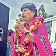  ?? ?? ■ Evo Morales renunció a la Presidenci­a en 2019 en medio de convulsion­es sociales por denuncias de fraude electoral.