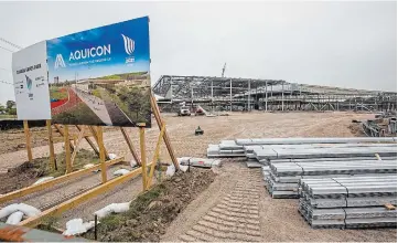  ?? BOB TYMCZYSZYN TORSTAR FILE PHOTO ?? Progress on Canada Summer Games Park as had been made in early September.