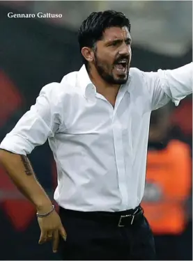  ??  ?? Gennaro Gattuso