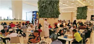  ??  ?? SECOND YEAR: The championsh­ip was organised by the Internatio­nal Chess Academy of Oman with the Oman Chess Committee and the newly opened Limitless Centre for kid’s developmen­t.