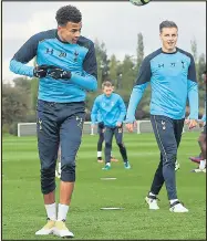  ??  ?? HORSING AROUND: But Alli is growing up fast under Pochettino