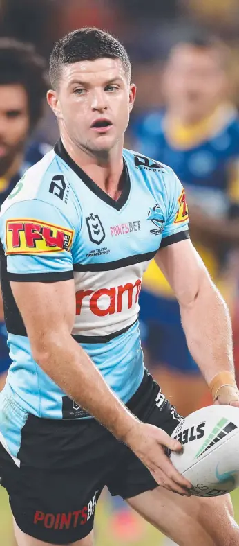  ??  ?? Sharks playmaker Chad Townsend will join the Cowboys at the end of the season.