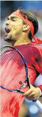  ?? Picture: AFP ?? FANTASTICO: Fabio Fognini became the first Italian in the last 16 at the US Open since Davide Sanguinett­i in 2005