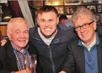  ?? Photo by Declan Malone ?? Dr Dave Geaney (left) and Billy Keane with a very smiley William Kirby.