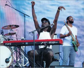  ?? Kena Betancur AFP/Getty Images ?? DEV HYNES’ arty project Blood Orange will showcase its latest album, “Freetown Sound,” at the festival.