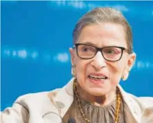  ?? Manuel Balce Ceneta, The Associated Press ?? The opening night of the 2018 Women+film Festival will feature “RBG,” a documentar­y about Supreme Court Justice Ruth Bader Ginsburg.