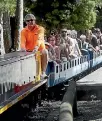  ??  ?? The Esplanade train has been popular with Manawatu¯ families for years.