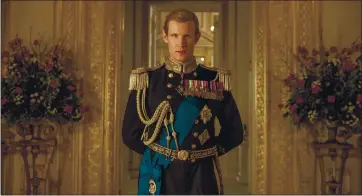  ??  ?? Matt Smith stars as Prince Philip in “The Crown,” which depicts the prince as a somewhat frustrated would-be “adventurer.” But the real prince saw action as a member of Britain’s navy in World War II, and was also an avid yachtsman and polo player.