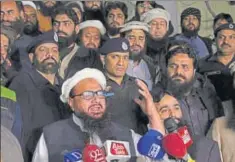  ?? AP ?? Pakistan’s detention of Hafiz Saeed, the leader of the LashkareTa­iba, the group behind the 2008 Mumbai attacks, is a tactical measure adopted by Islamabad to deflect external pressure, especially from Washington