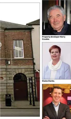  ??  ?? Property developer Harry Crosbie.
Elaine Clarke.
Jim Hughes, CEO of Innovate.