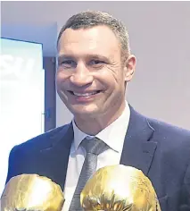  ??  ?? Kiev mayor Vitali Klitschko.