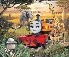  ?? MATTEL, INC. ?? Nia, the first tank engine from Africa, is one of two new female characters being added to the Thomas & Friends roster next season.