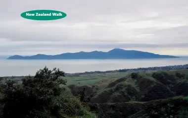  ??  ?? Above: Looking back with Kapiti Island in the background.