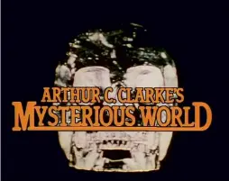  ??  ?? LEFT: The chilling Mitchell-Hedges skull from the opening title sequence. BELOW: Arthur C Clarke, “in retreat in Sri Lanka”.