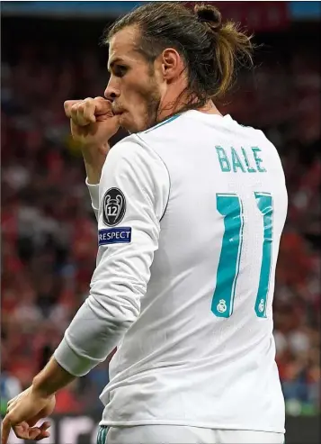  ??  ?? Gareth Bale’s wonder goal was the highlight of the Champions League final.