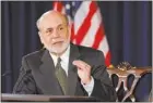  ?? ASSOCIATED PRESS ?? Federal Reserve Chairman Ben Bernanke has signaled that the Fed is moving closer to slowing its bond-buying program, which is intended to keep long-term interest rates at record lows.