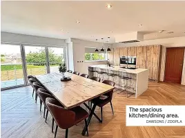  ?? DAWSONS / ZOOPLA ?? The spacious kitchen/dining area.