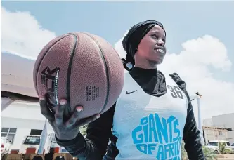  ?? KEVIN COULIAU ASPHALT CHRONICLES ?? Raptors president Masai Ujiri’s Giants of Africa tour increases the focus on women despite dangers in Somalia.